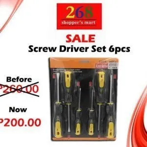 Sale-Screw Driver Set 6pcs